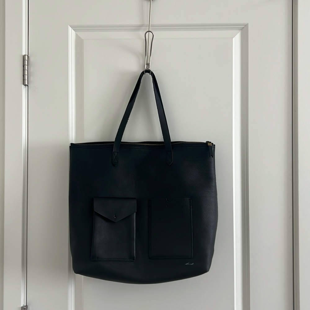 *SOLD* Madewell Tote Bag - Black, Large - Picture 1 of 6